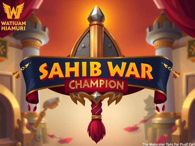 Sahib War Champion Game Banner